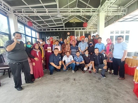 Acara Perpisahan Pegawai Pensiun dan Pindah Tugas DPMN Kabupaten Solok