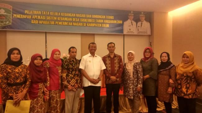 Pelatihan Tata Kelola Keuangan Nagari dan Bimbingan Teknis Sistem Keuangan Desa Tahun 2018