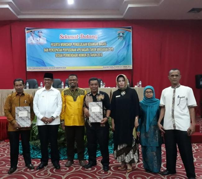 Workshop Pengelolaan Keuangan Nagari se-Kabupaten Solok Tahun Anggaran 2019