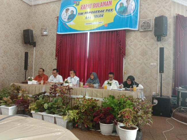 Rapat Persiapan Pelaksanaan Jambore PKK Tingkat Kabupaten Solok Tahun 2020